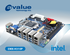 Avalueは第8 9世代intel プロセッサー対応の産業用mini Itxマザーボードemx H310pを発表します Avalue ジャパン